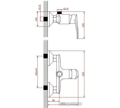 Смеситель Diadonna D80220109a