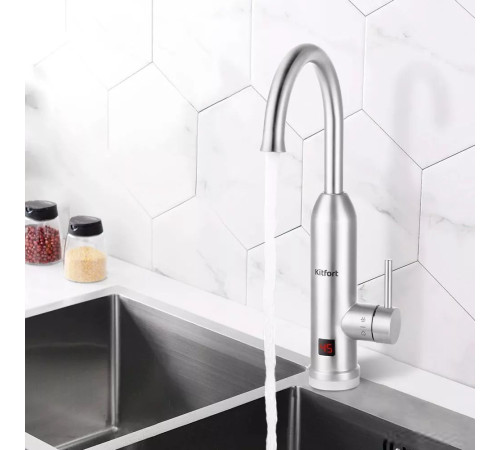 Проточный электрический водонагреватель-кран Kitfort KT-4032