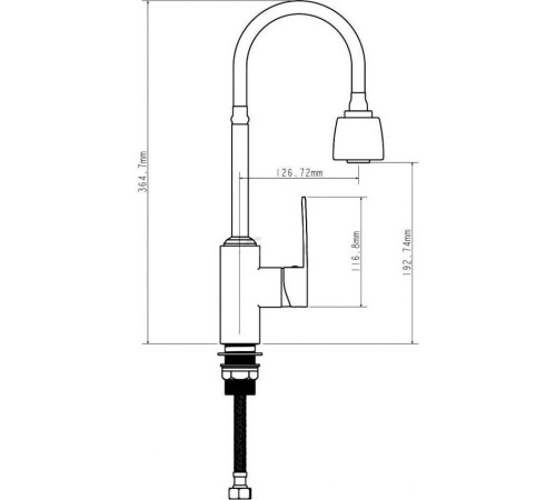 Смеситель Econoce EC0275WT