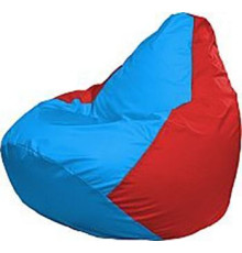 Кресло-мешок Flagman Груша Медиум Г1.1-279 голубой/красный