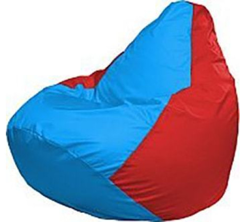 Кресло-мешок Flagman Груша Медиум Г1.1-279 голубой/красный