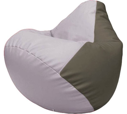 Кресло-мешок Flagman Груша Макси Г2.3-2517 сиреневый/серый