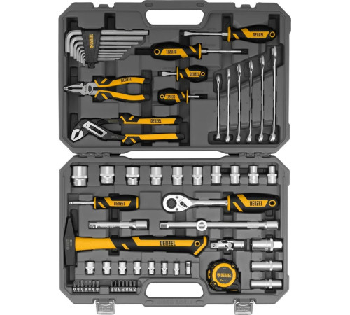 Набор домашнего мастера Denzel 15801 64 предмета