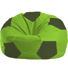 Кресло-мешок Flagman Мяч Стандарт М1.1-157 салатовый/темно-оливковый