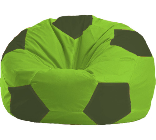Кресло-мешок Flagman Мяч Стандарт М1.1-157 салатовый/темно-оливковый
