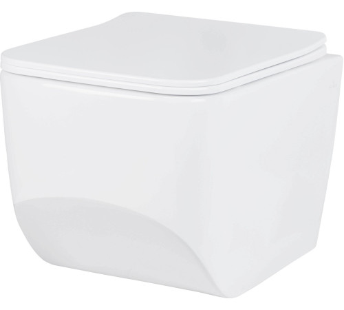 Унитаз подвесной Roxen Boro в комплекте с инсталляцией StounFix Dual Fresh 6 в 1 966418 кнопка: серый бетон