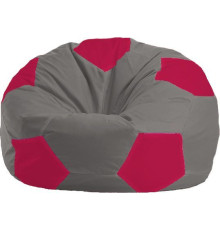 Кресло-мешок Flagman Мяч Стандарт М1.1-353 серый/малиновый