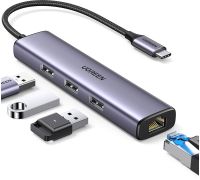 USB-хаб  Ugreen CM475 USB C to Ethernet 60600