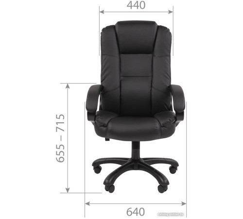 Офисное кресло CHAIRMAN 600 экопремиум, серый