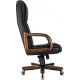 Офисное кресло Бюрократ T-9932Walnut черный, экокожа