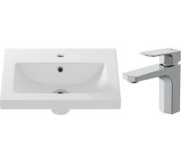 Умывальник Cersanit Como 50 S-UM-COM50/1-w + 63055