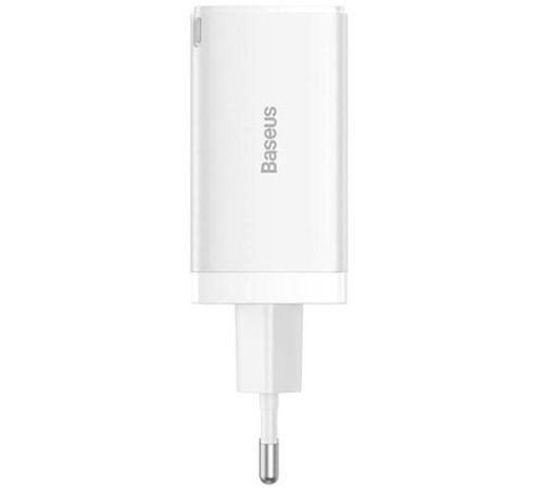 Сетевое зарядное Baseus GaN5 Pro Fast Charger 2C+U 65W белый