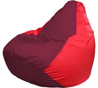 Кресло-мешок Flagman Груша Мега XXXL Г3.1-308 бордовый/красный
