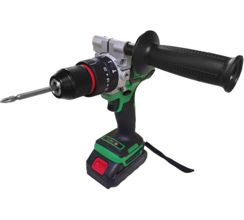 Ударная дрель-шуруповерт Zitrek Greenpower Li-ion Impact 084-1072 с 2-мя АКБ, кейс