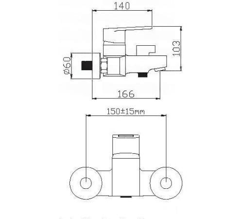 Смеситель Wisent WP3030