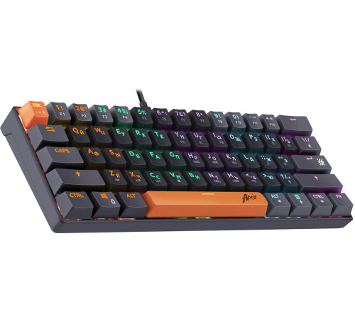 Клавиатура Defender Apex GK-002 черный/серый