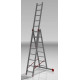 Лестница-стремянка Новая высота NV 323 трёхсекционная профессиональная 3x8 ступеней