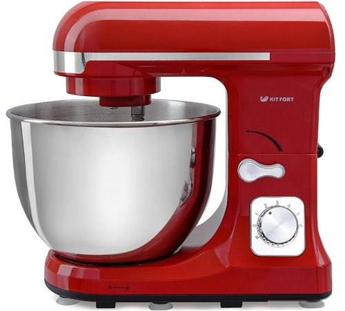 Планетарный миксер Kitfort KT-1324-1 красный