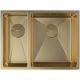 Кухонная мойка ZorG Zerox 58-2 U / IF-L PVD Gold