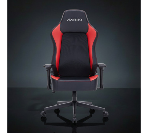 Игровое геймерское кресло Arvento Benefit черный/красный