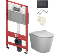 Унитаз подвесной AM.PM Sunny Flashclean C85C1701SC + TECE 9400414