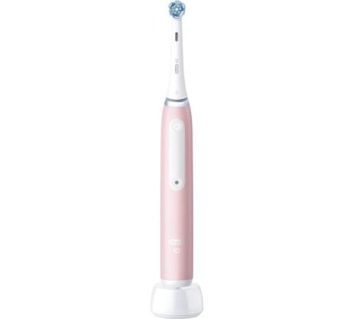 Электрическая зубная щетка Oral-B iO 3 с насадкой Ultimate Clean 4 шт, розовый