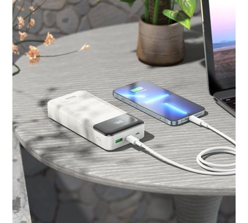Внешний аккумулятор Hoco J102A 20000mAh белый