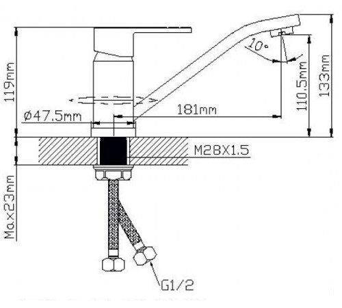 Смеситель Wisent WP49226