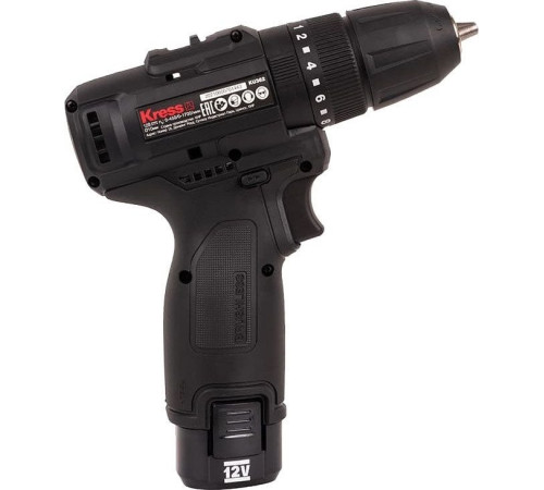 Ударная дрель-шуруповерт Kress KU362.2 с 2-мя АКБ, сумка
