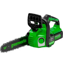 Аккумуляторная пила Greenworks GD24CS30K2 2007007UA с 1-м АКБ 2 Ач