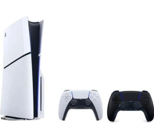 Игровая приставка Sony PlayStation 5 Slim CFI-20XX 1 ревизия, с дисководом, 2 геймпада, белый/черный