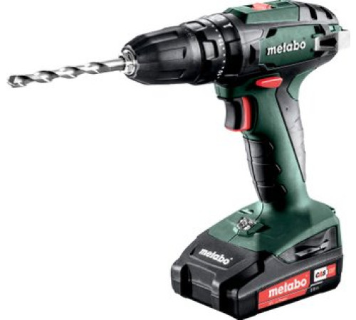 Ударная дрель-шуруповерт Metabo SB 18 602245560 с 2-мя АКБ, кейс
