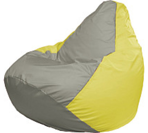 Кресло-мешок Flagman Груша Мега XXXL Г3.1-338 серый/желтый