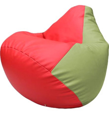 Кресло-мешок Flagman Груша Макси Г2.3-0919 красный/оливковый