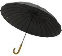 Зонт-трость Ame Yoke L65-24CH-2 черный