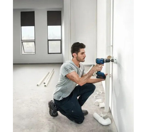 Ударная дрель-шуруповерт Bosch GSB 18V-65 Professional 06019N3100 с 2-мя АКБ, кейс