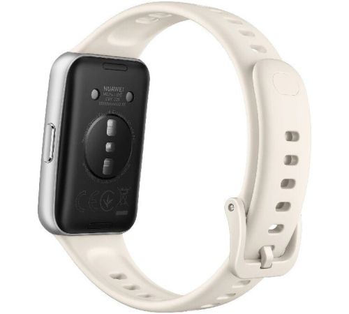 Фитнес-браслет Huawei Band 11 серебристый алюминиевый корпус, с белым силиконовым ремешком, международная версия