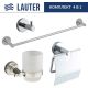 Набор аксессуаров для ванной Lauter 21SH72061 + 21SH72091 + 21SH72101 + 21SH70011 Chrome, 4 предмета
