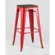 Табурет Stool Group TOLIX WOOD барный красный глянцевый