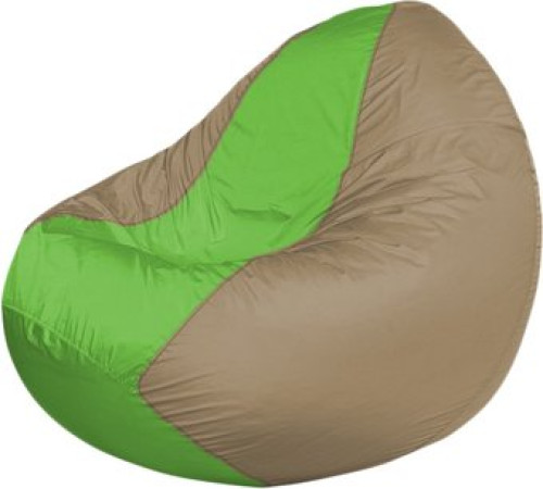 Кресло-мешок Flagman Classic K2.1-31 бежевый/салатовый