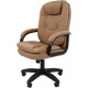 Офисное кресло CHAIRMAN 668LT N черный пластик/экопремиум бежевый