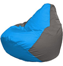 Кресло-мешок Flagman Груша Супер Мега 4XL Г5.1-274 голубой/серый