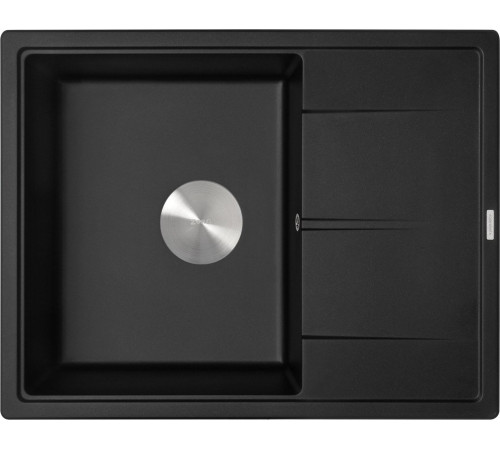 Кухонная мойка ZorG Rock 65 Premium black metallic
