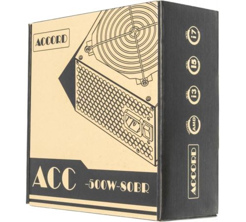 Блок питания Accord ACC-500W-80BR