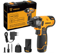 Винтоверт Deko DKIS12-Li Set 063-4390 с 2-мя АКБ, кейс