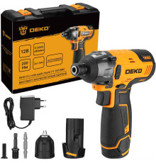 Винтоверт Deko DKIS12-Li Set 063-4390 с 2-мя АКБ, кейс