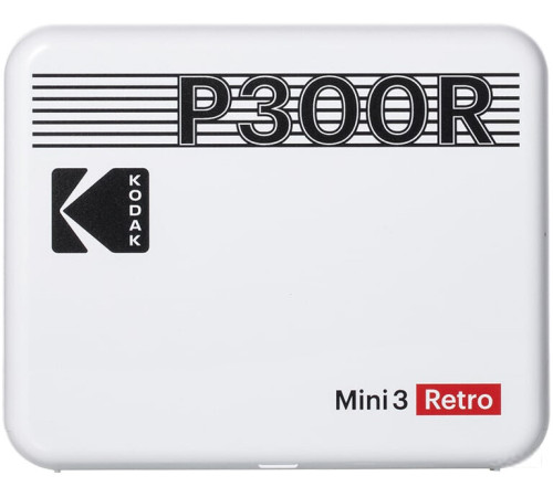 Мобильный фотопринтер Kodak Mini 3 Retro P300R W