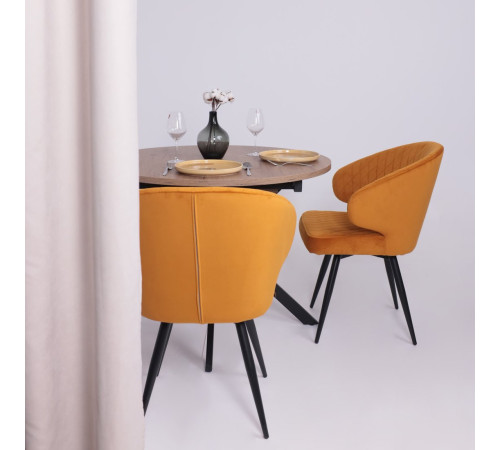 Стул Мамадома ROB-R1 360 d16 Ochre Lux\черный