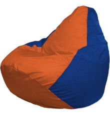 Кресло-мешок Flagman Груша Макси Г2.1-213 синий/оранжевый