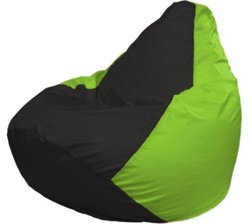 Кресло-мешок Flagman Груша Макси Г2.1-401 салатовый/черный